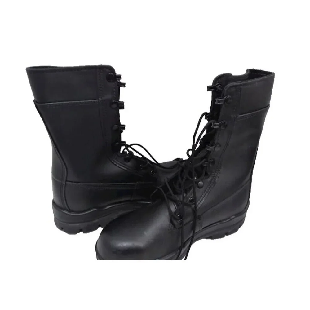 NEW Bates 1621 Men's BLACK 9 Inch US Navy Durashocks Steel Toe Boot SZ 6.0 WIDE‎
